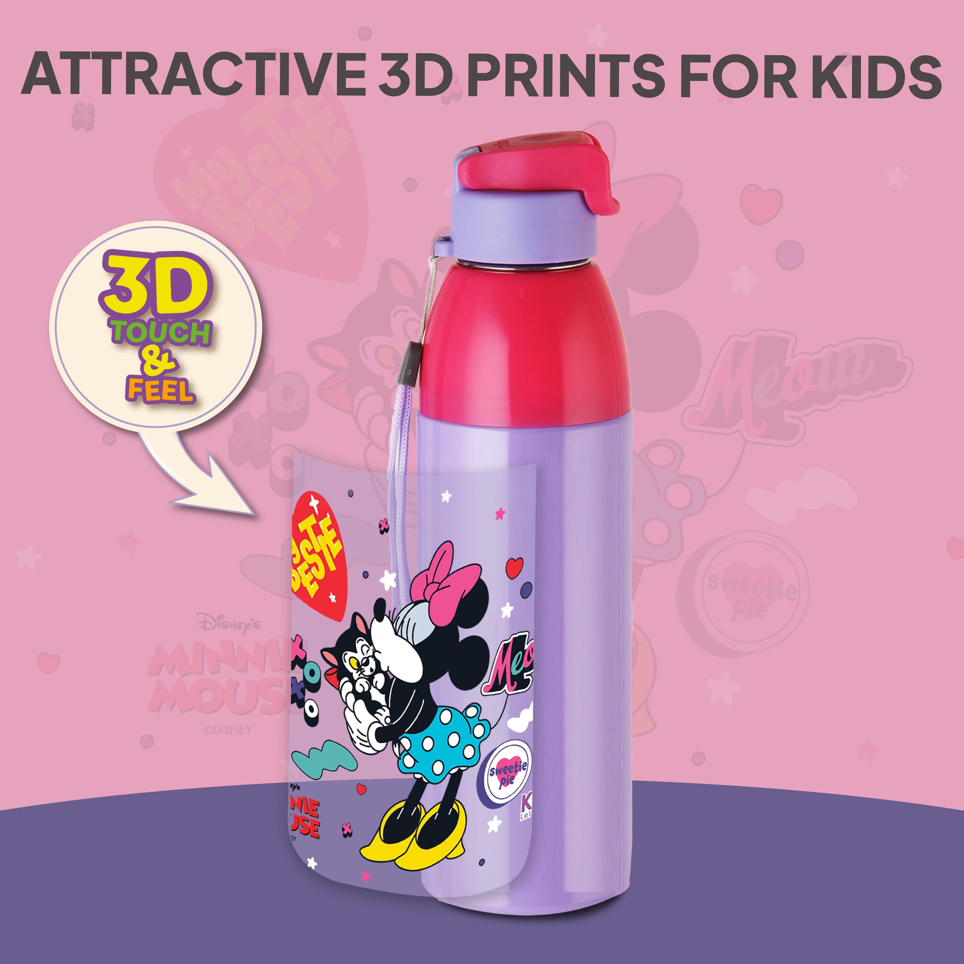 Uranus 3D Design Insulated Kids Water Bottle, 600ml Cuddle Buddies