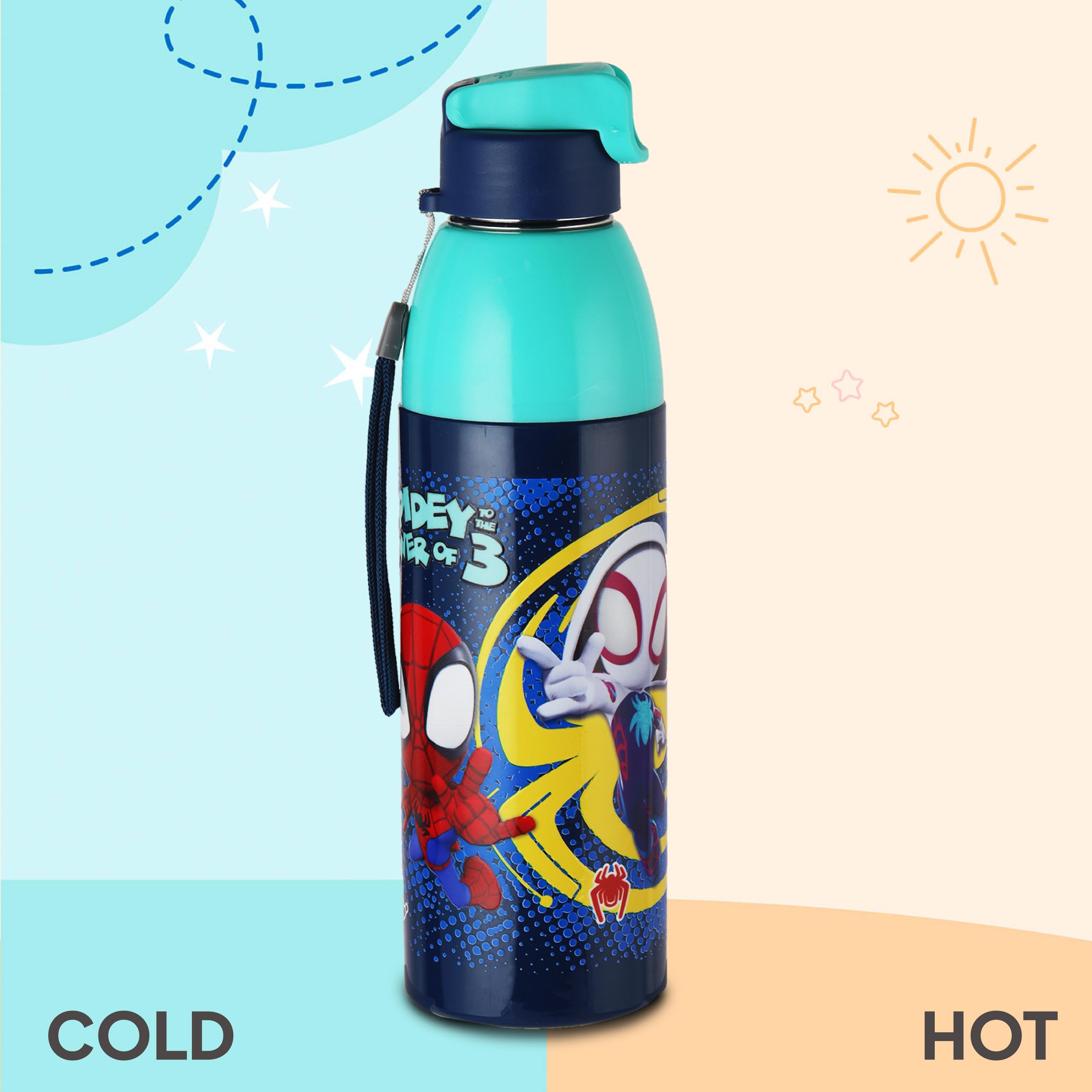 Uranus 3D Design Insulated Kids Water Bottle, 600ml Web Warriors