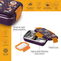 Magnus 3D Design Kids Lunch Box, 700ml Wild Wheels