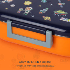Apollo 3D Design Insulated Kids Lunch Box, 700ml Cosmic Explorer