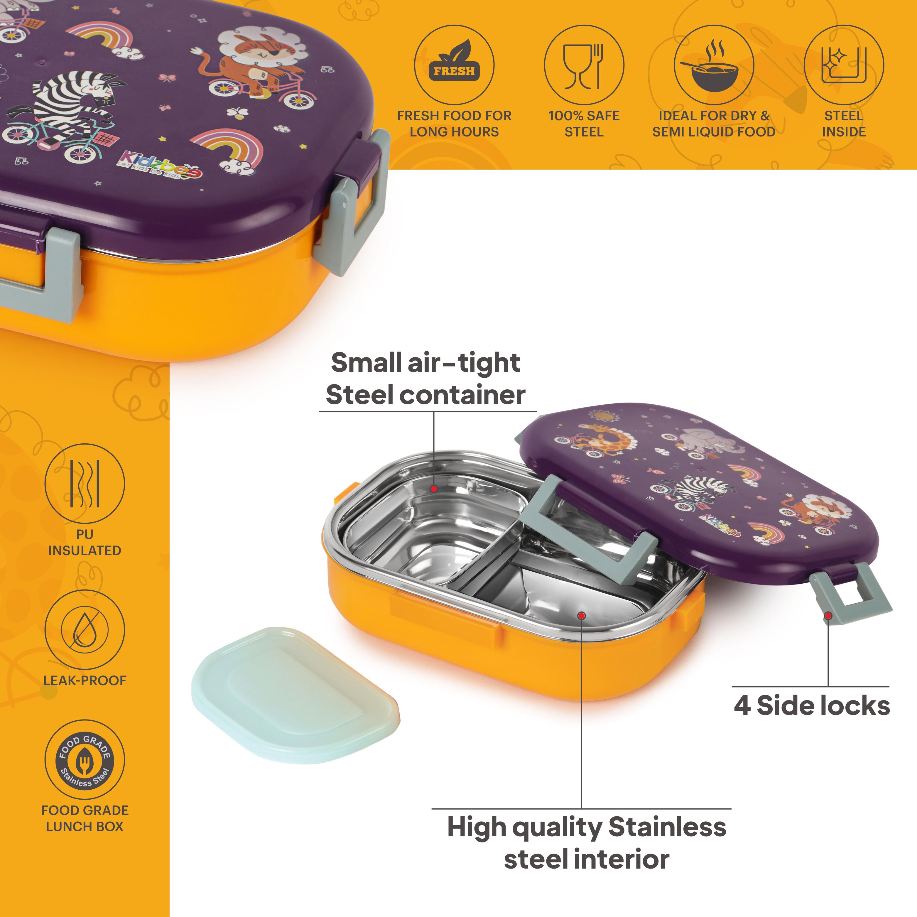 Apollo 3D Design Insulated Kids Lunch Box, 700ml Wild Wheels