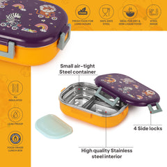Apollo 3D Design Insulated Kids Lunch Box, 700ml Wild Wheels