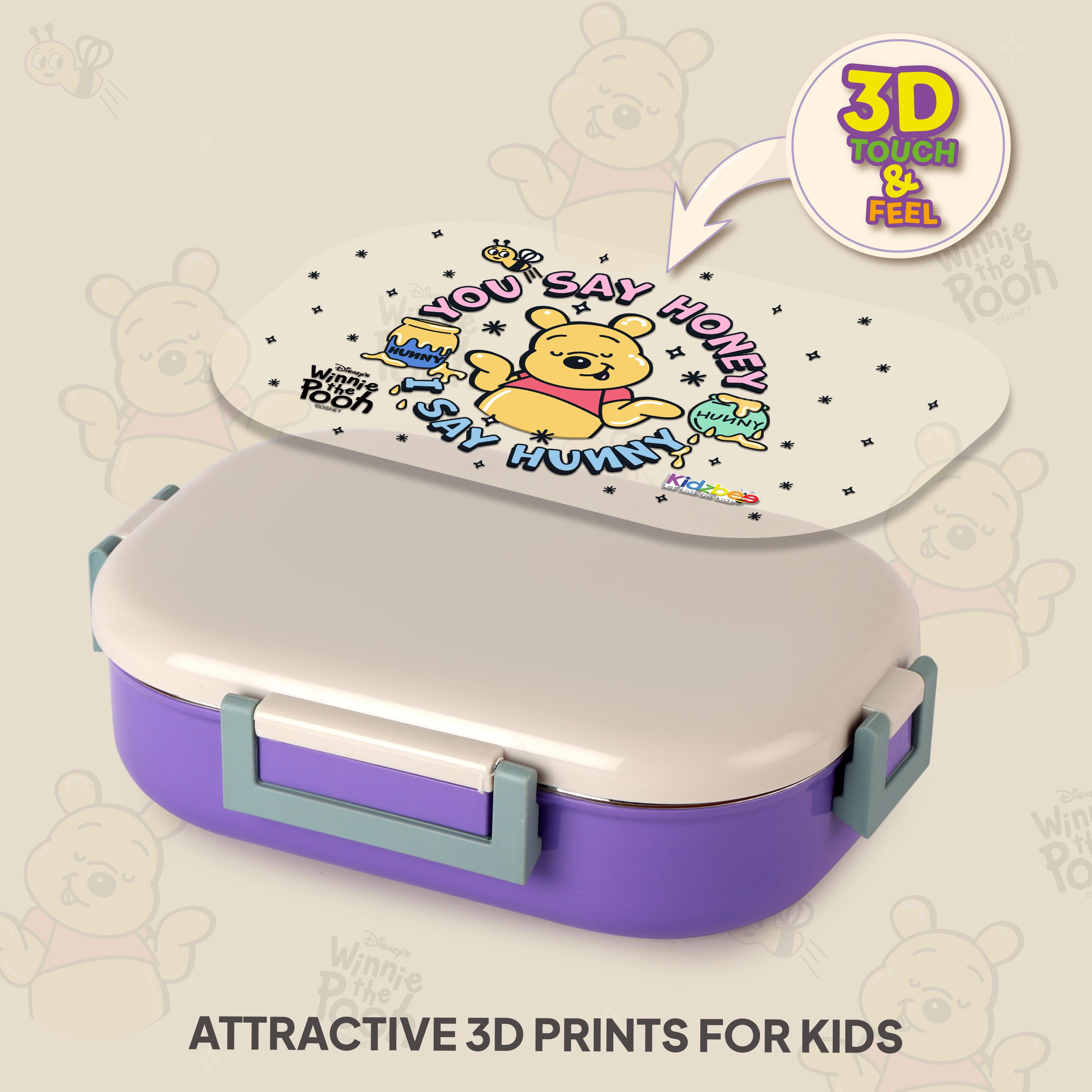 Apollo 3D Design Insulated Kids Lunch Box, 700ml Hunny Bear