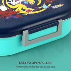 Apollo 3D Design Insulated Kids Lunch Box, 700ml Web Warriors