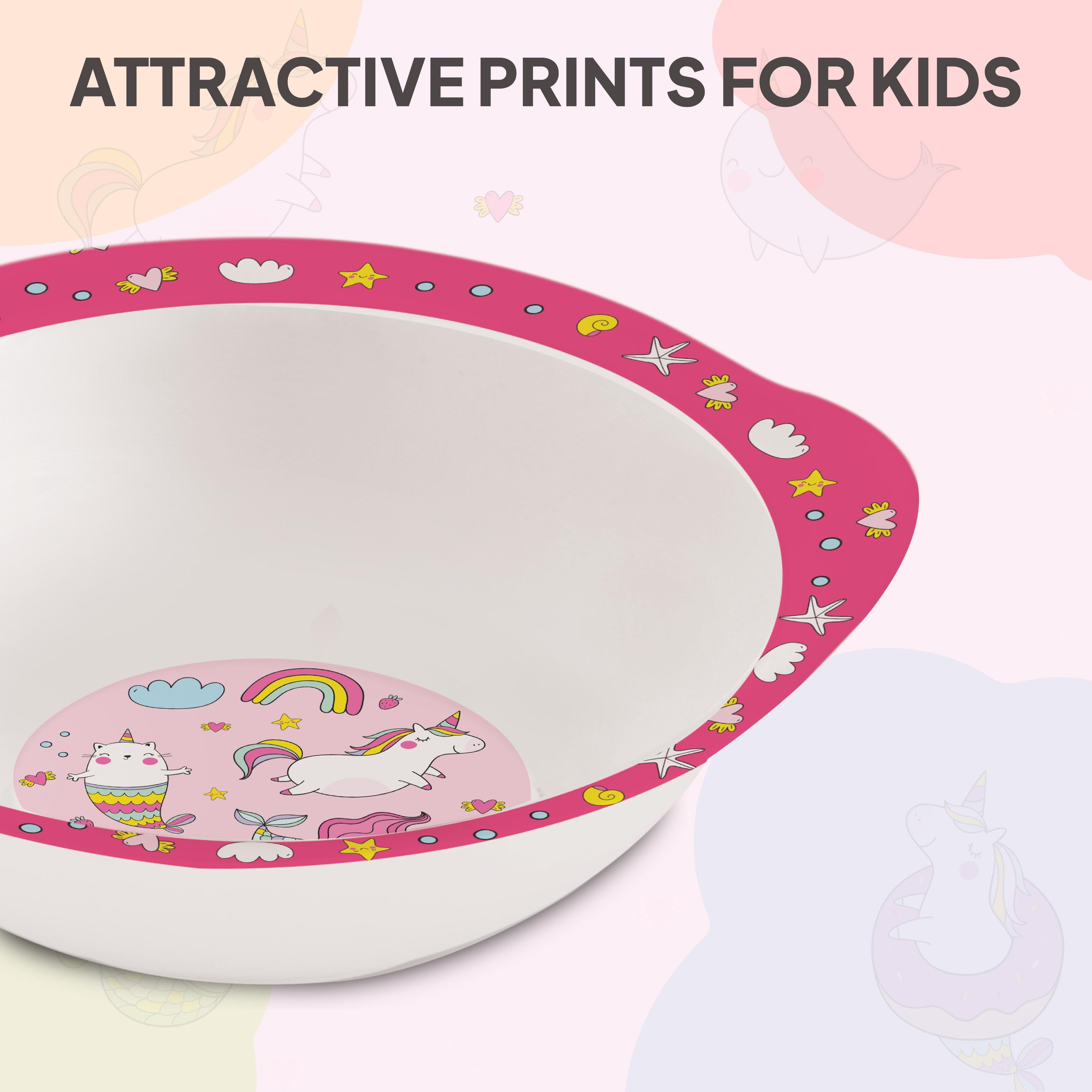 Cereal Kids Melamine Bowl, Set of 3 Pink Parade
