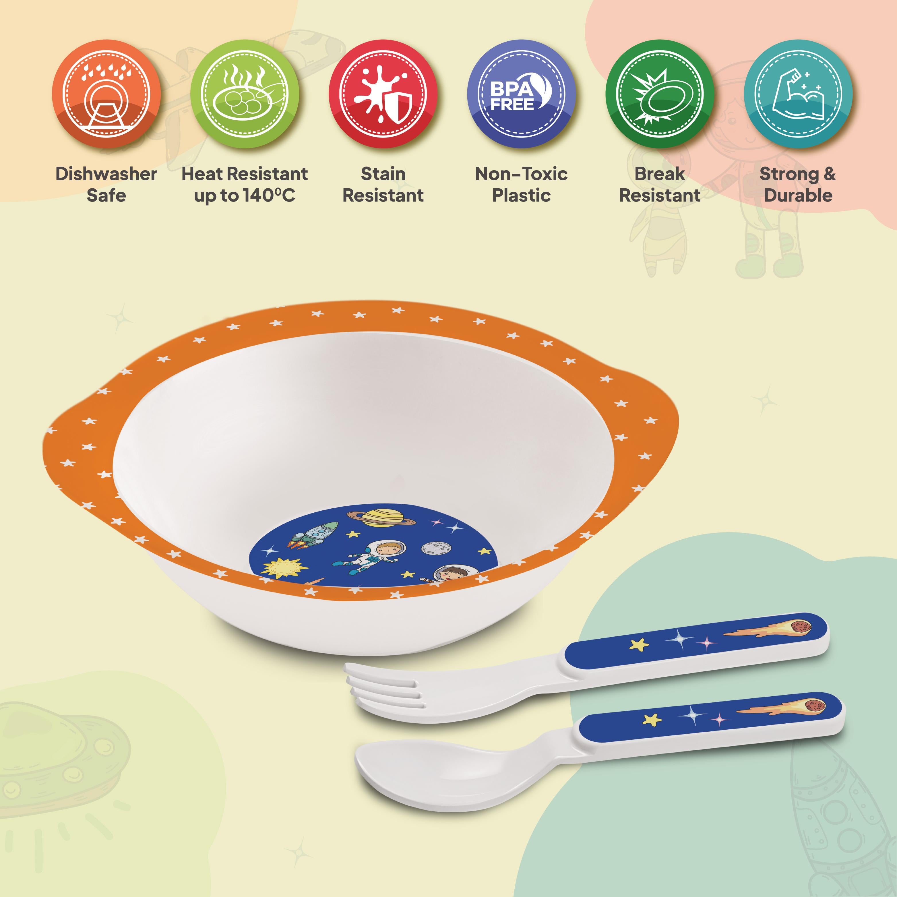 Cereal Kids Melamine Bowl, Set of 3 Cosmic Explorer