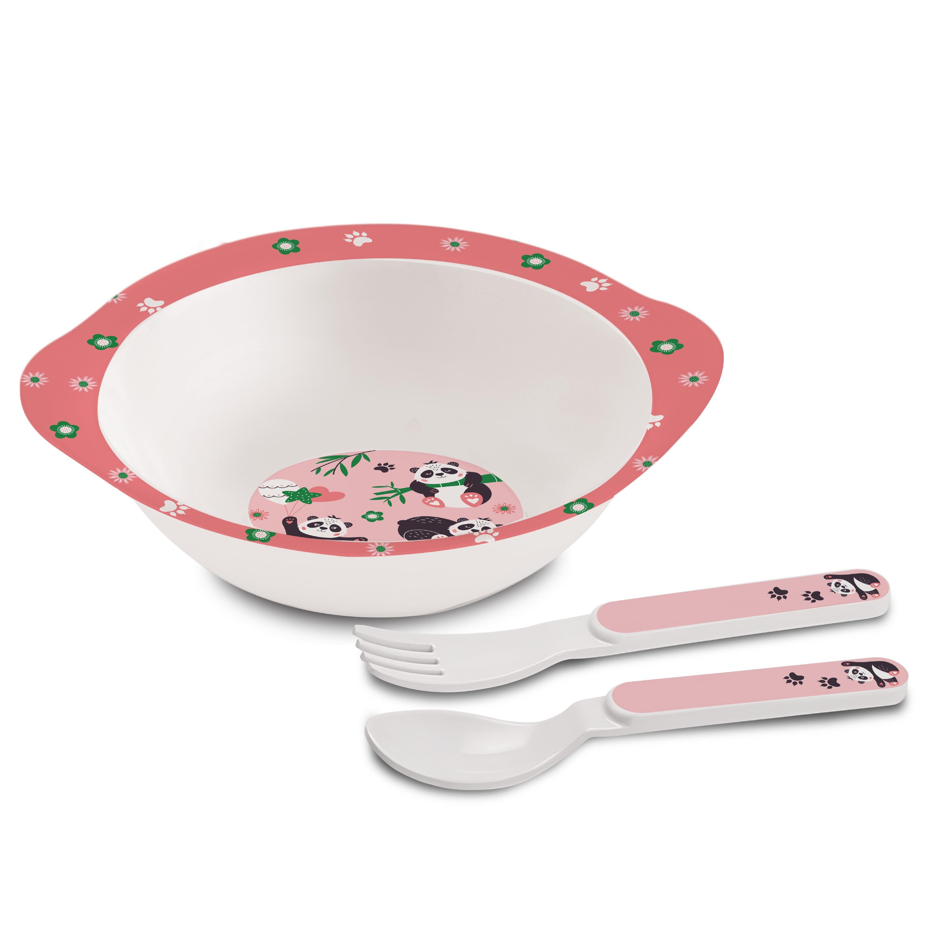 Cereal Kids Melamine Bowl, Set of 3 Bamboo Buddies