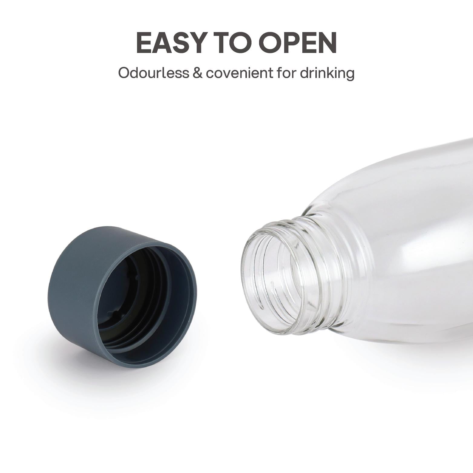 Hydra Glass Bottle 900ml Grey