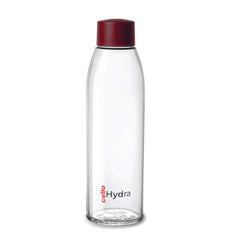Hydra Glass Bottle 900ml Maroon