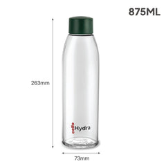 Hydra Glass Bottle 900ml Olive Green