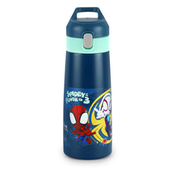 Gulp 3D Touch & Feel One Click Push Thermosteel Flask, 490 ml Web Warriors