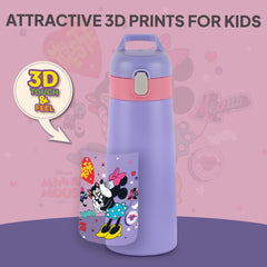 Gulp 3D Touch & Feel One Click Push Thermosteel Flask, 490 ml Cuddle Buddies