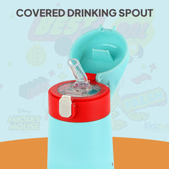 Gulp 3D Touch & Feel One Click Push Thermosteel Flask, 490 ml Best Pals