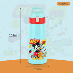 Gulp 3D Touch & Feel One Click Push Thermosteel Flask, 490 ml Best Pals