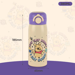 Giggle 3D Touch & Feel Sipper Thermosteel Flask, 380 ml Hunny Bear