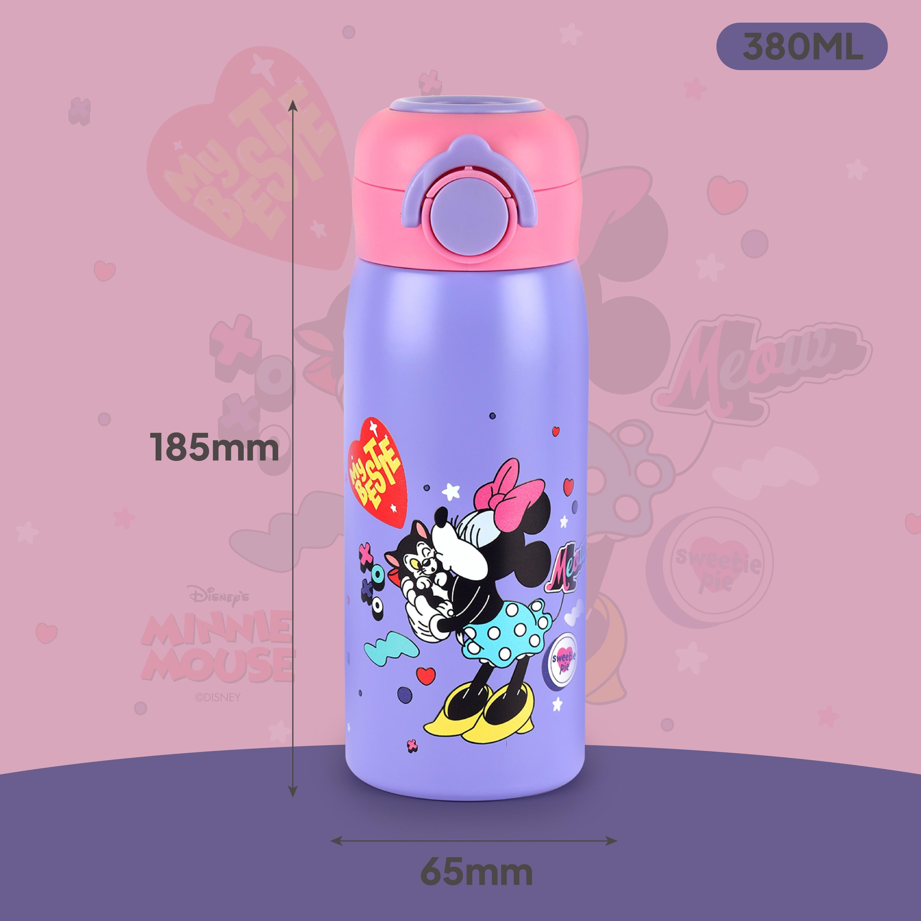 Giggle 3D Touch & Feel Sipper Thermosteel Flask, 380 ml Cuddle Buddies