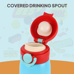 Giggle 3D Touch & Feel Sipper Thermosteel Flask, 380 ml Best Pals