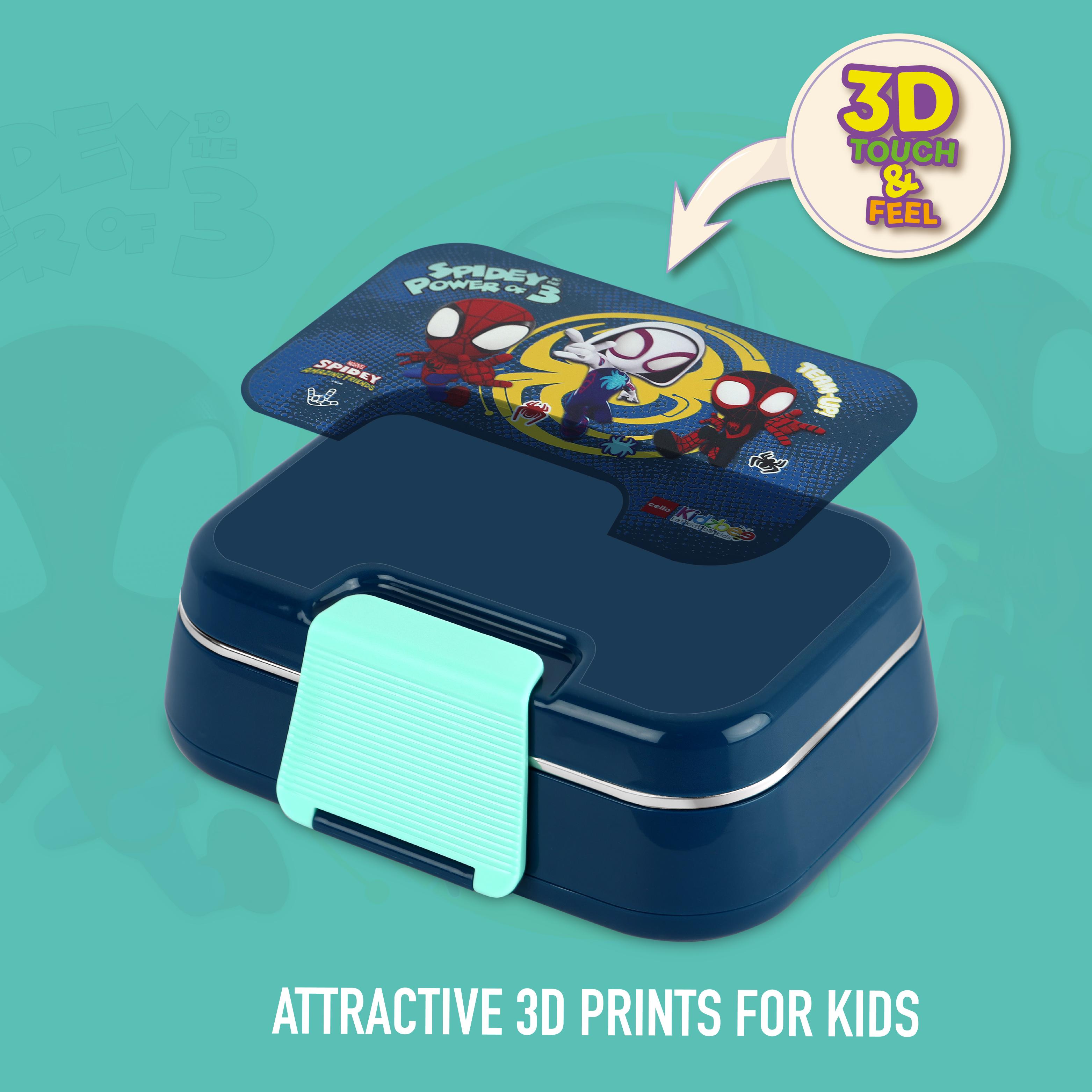 Phoenix 3D Design Kids Lunch Box Web Warrior