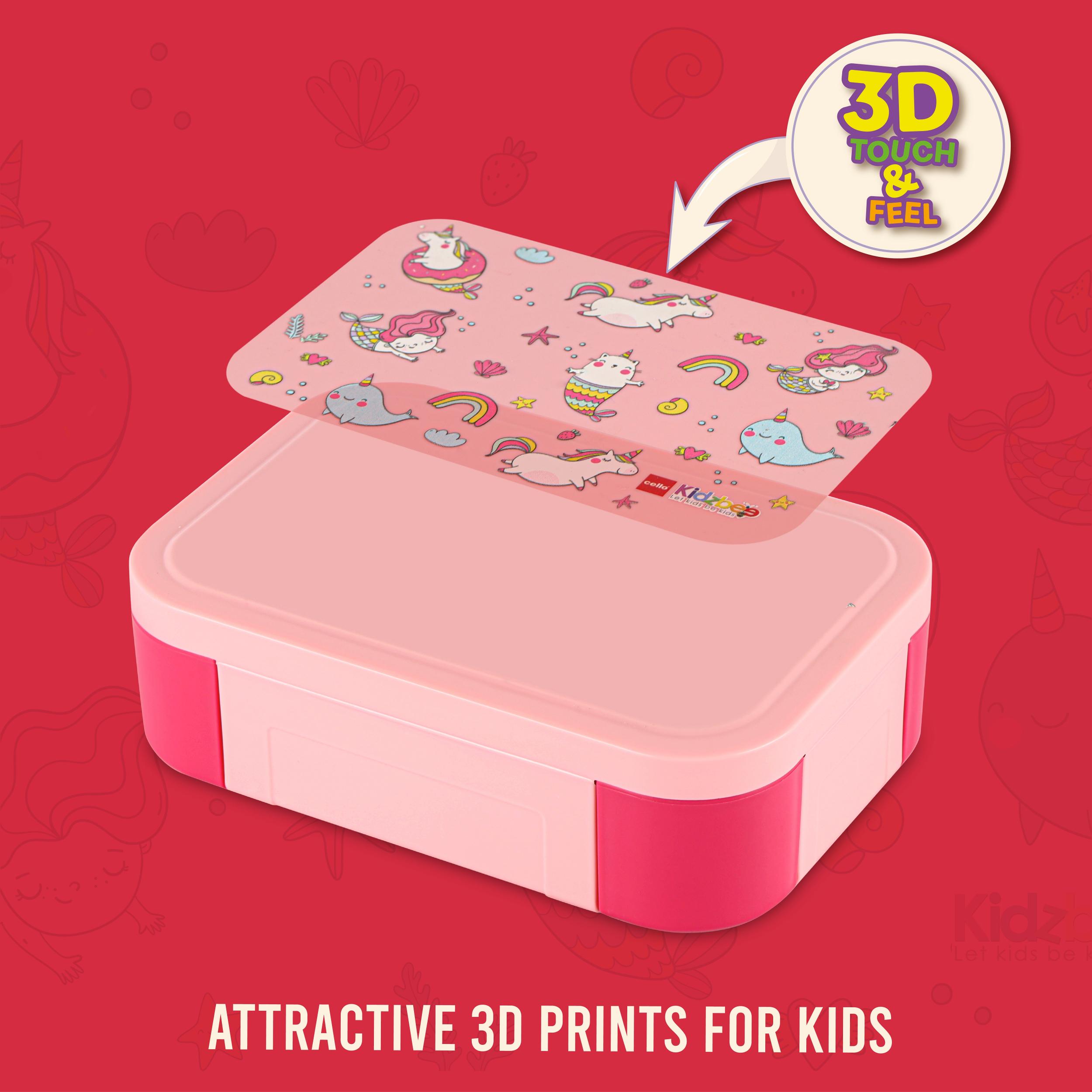 Galaxy 3D Design Kids Lunch Box Pink Parade