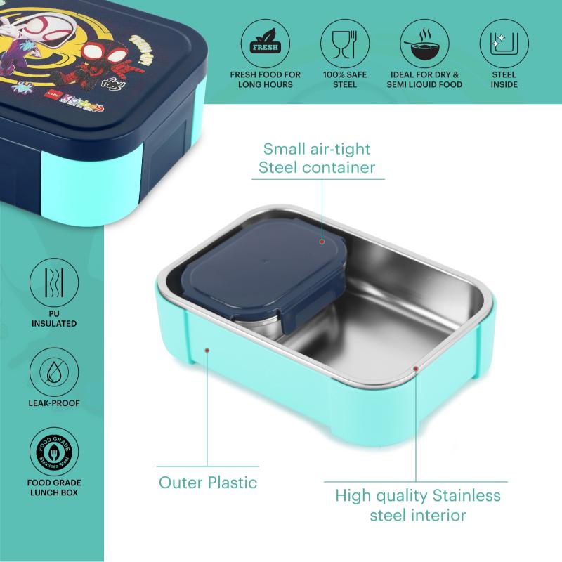 Galaxy 3D Design Kids Lunch Box Web Warrior