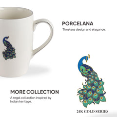 Mor Platinum Mug, Aura Series, Set of 2