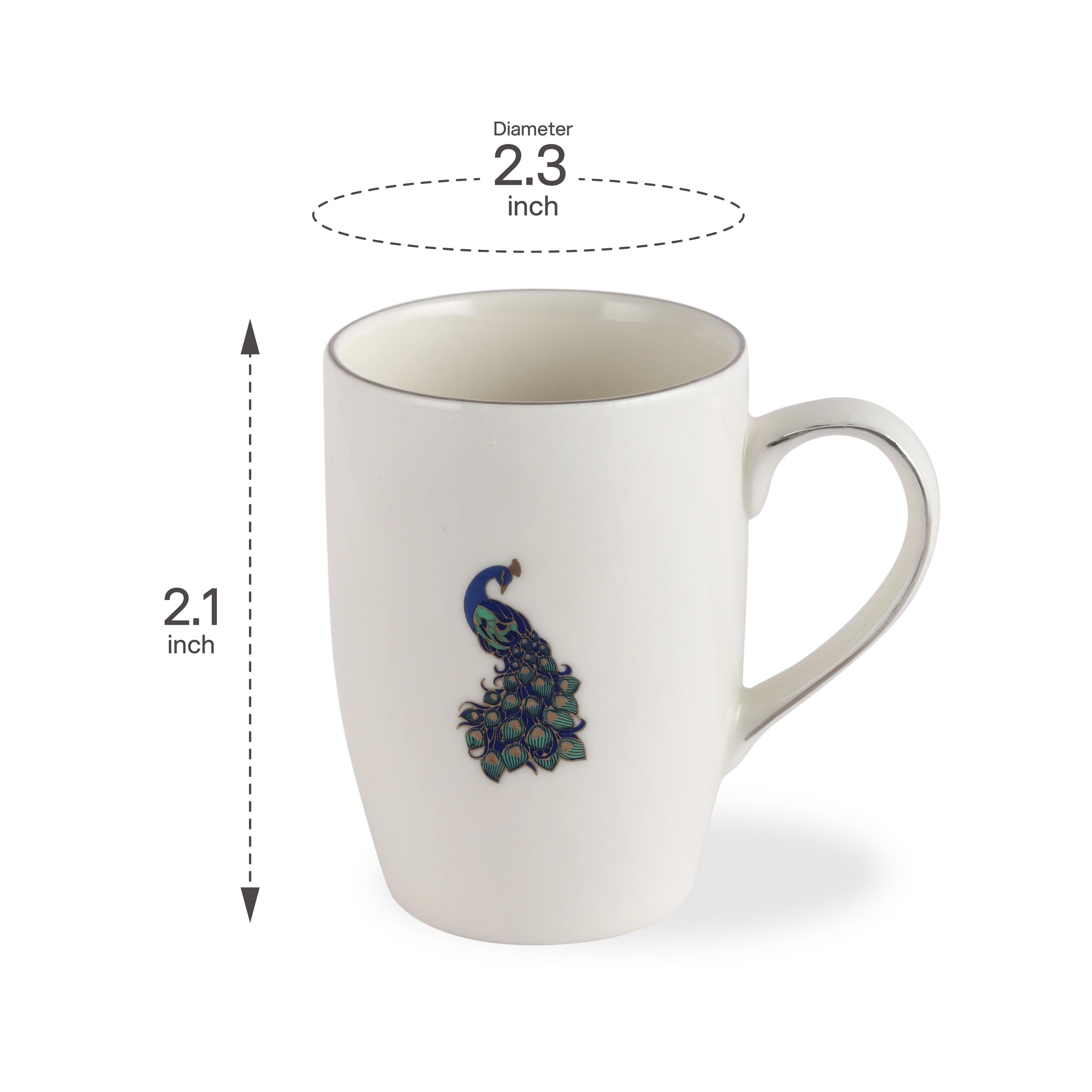 Mor Platinum Mug, Aura Series, Set of 2