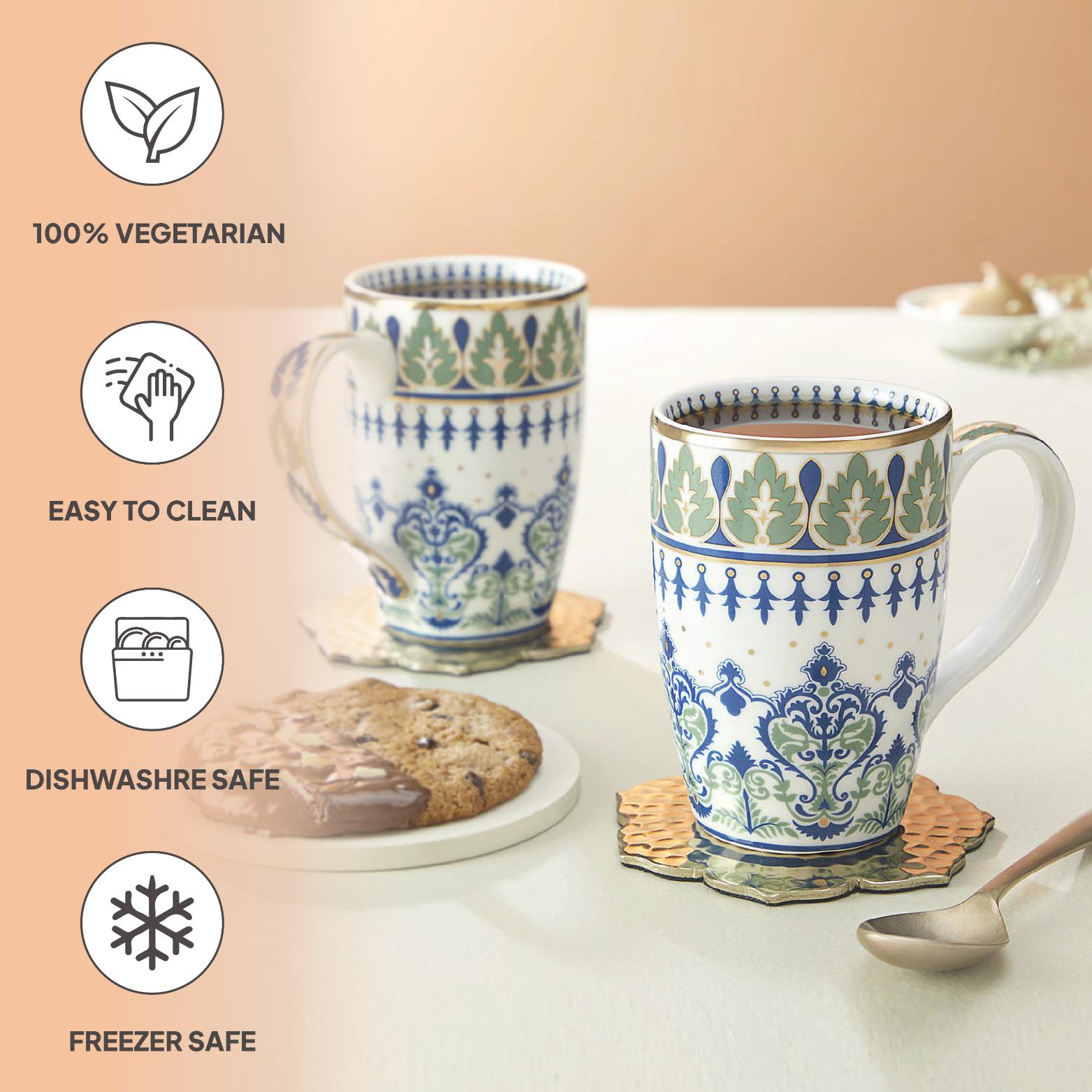 Classic Chakri Mug, Mirage Series, Set of 2