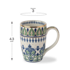 Classic Chakri Mug, Mirage Series, Set of 2