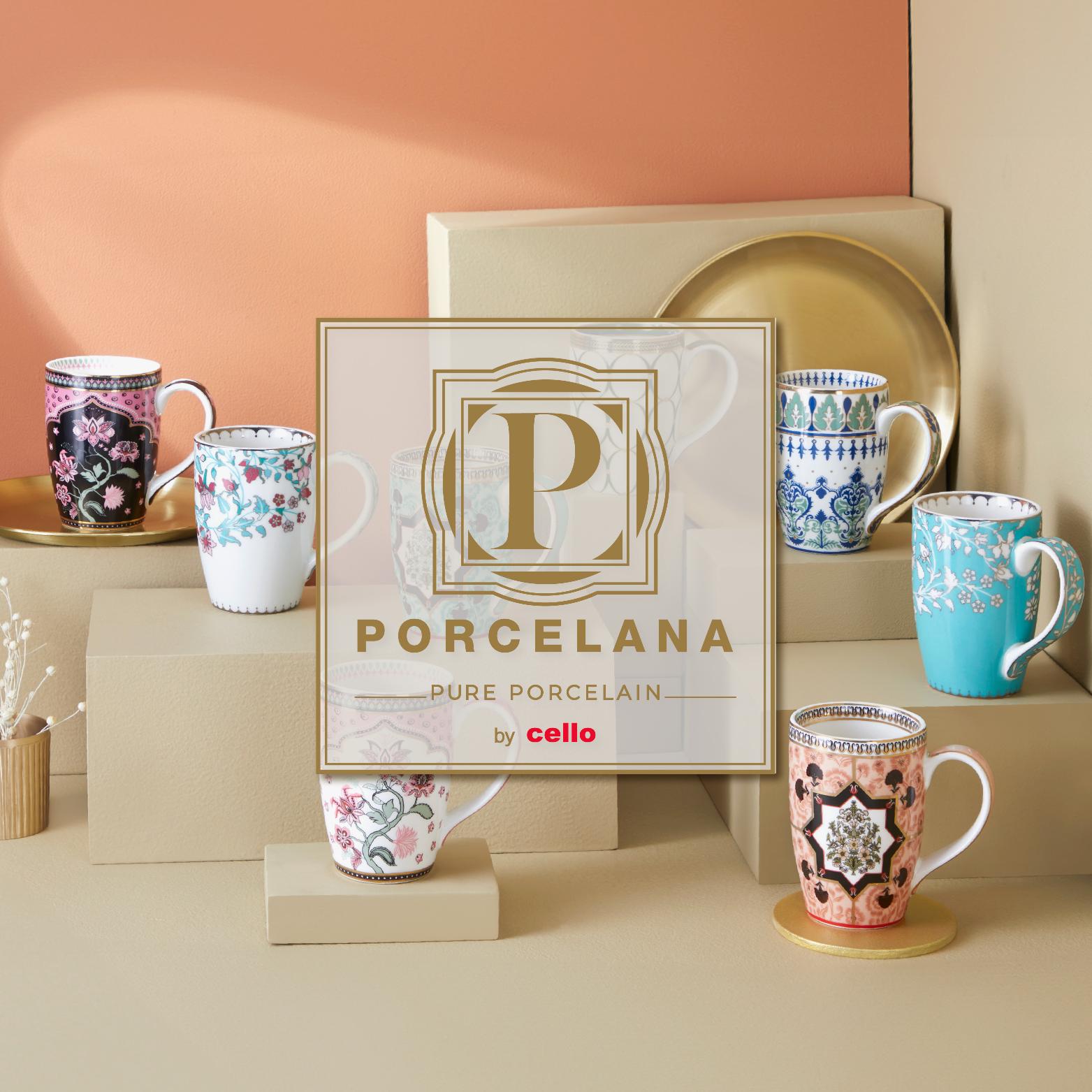 Classic Chakri Mug, Mirage Series, Set of 2