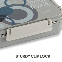 Zoom Insulated Inner Steel Lunch Box Grey