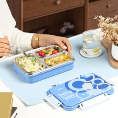 Zoom Insulated Inner Steel Lunch Box Light Blue