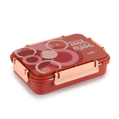 Zoom Insulated Inner Steel Lunch Box Dark Brown