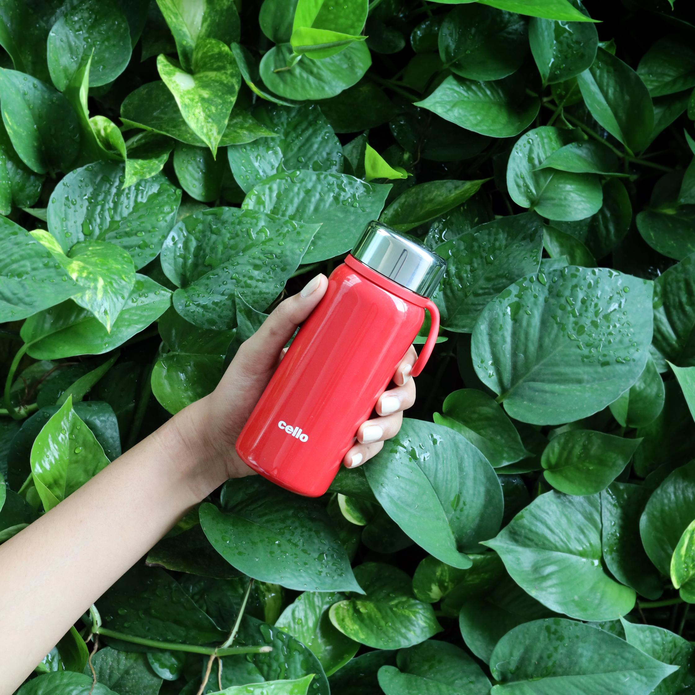 Glitz Thermosteel Red Flask, 300 ml Red