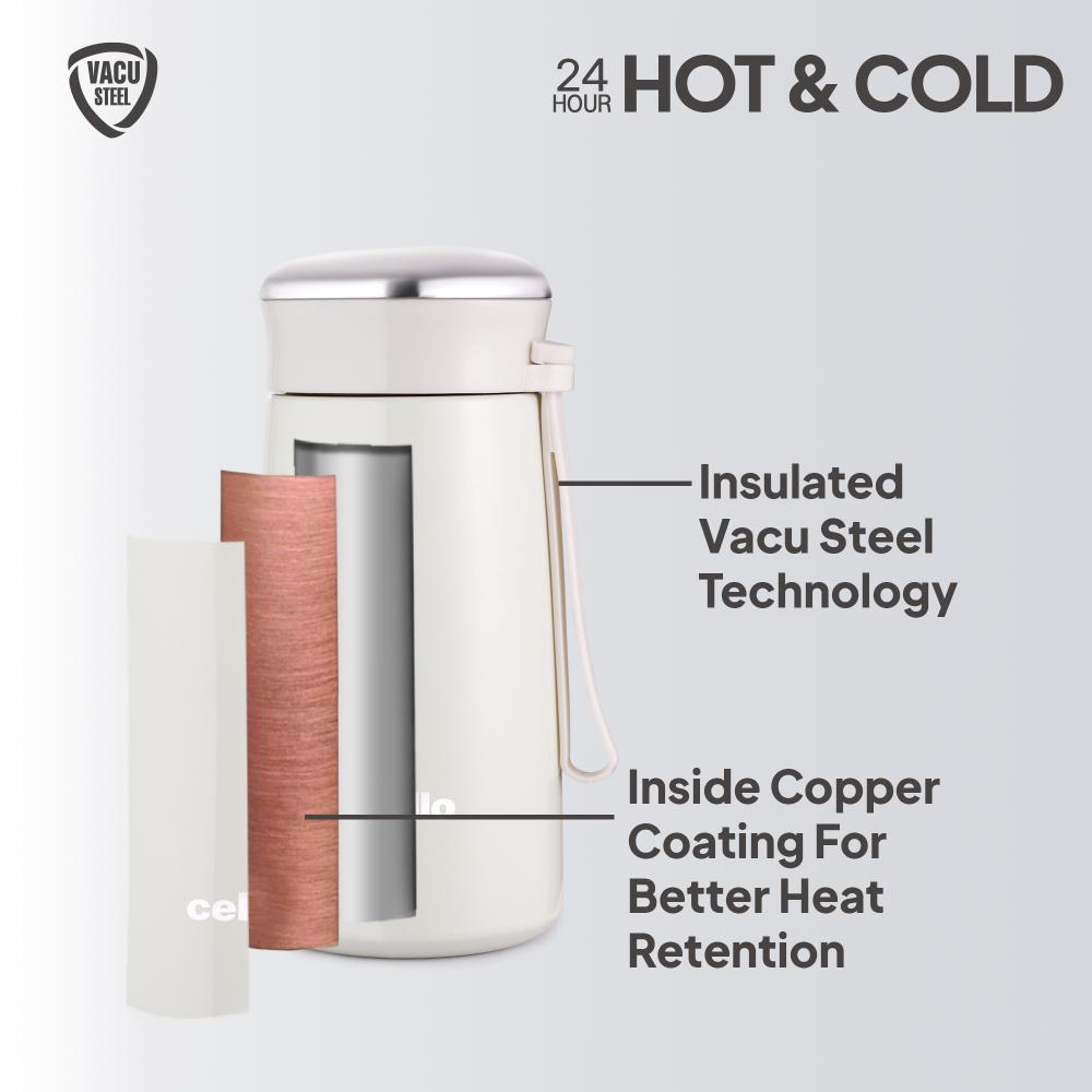 Bliss Thermosteel Flask Creamy White / 300ml