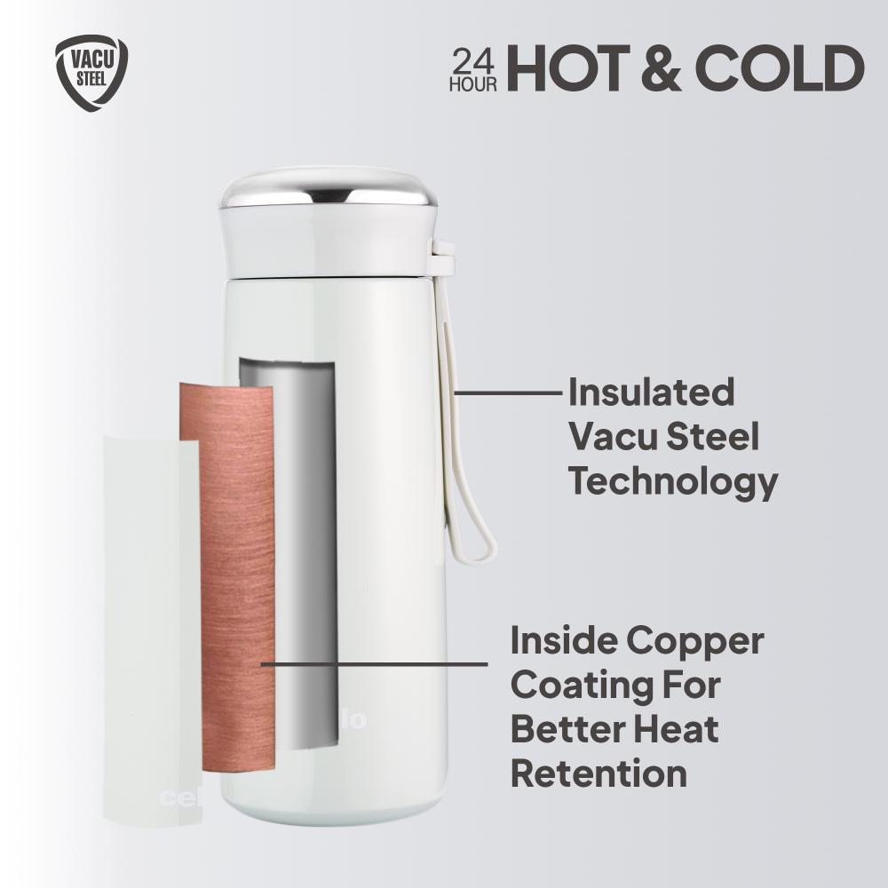 Bliss Thermosteel Flask Creamy White / 400ml