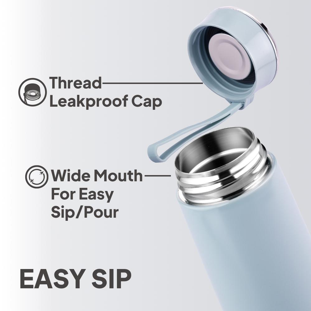 Bliss Thermosteel Flask Light Grey / 400ml