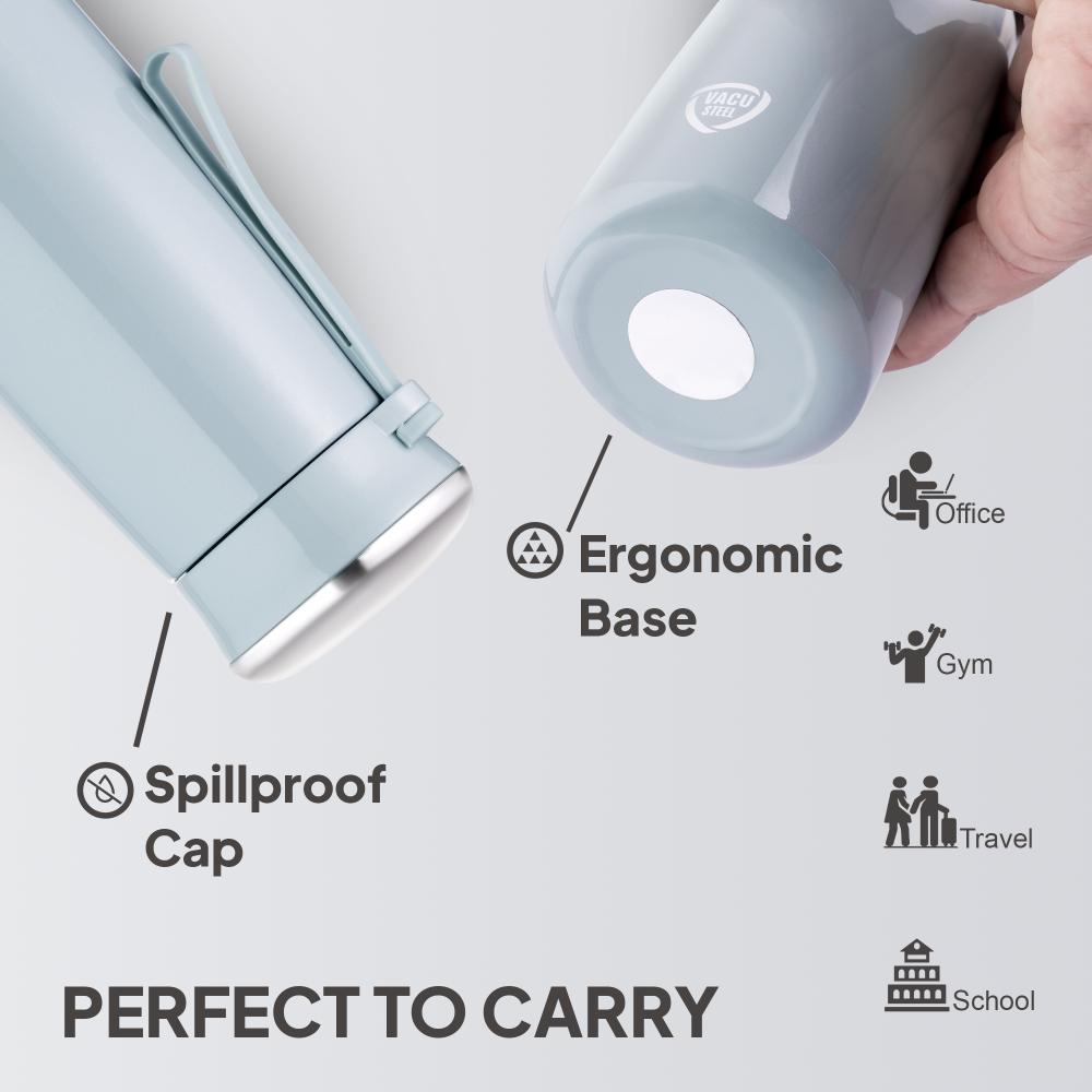 Bliss Thermosteel Flask Light Grey / 400ml