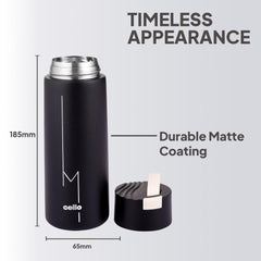 Duke Thermosteel Flask, 400 ml Black