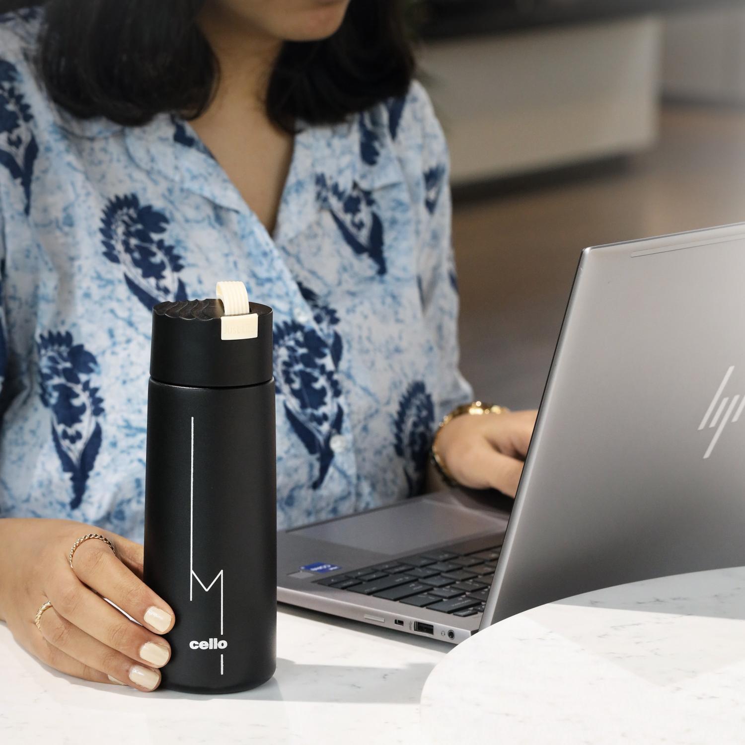 Duke Thermosteel Flask, 400 ml Black