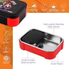 Galaxy 3D Design Kids Lunch Box Mighty Heroes