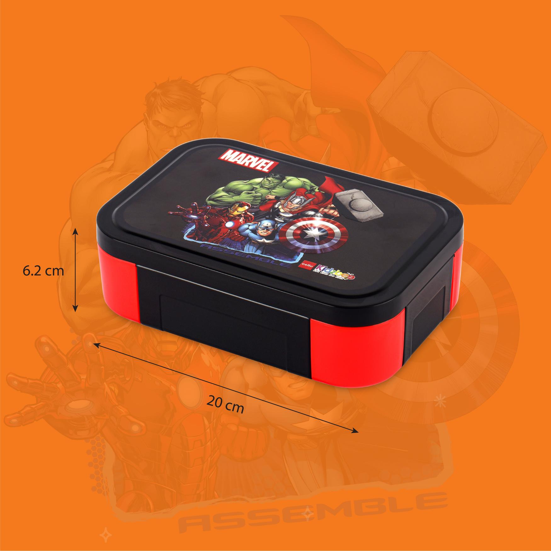 Galaxy 3D Design Kids Lunch Box Mighty Heroes