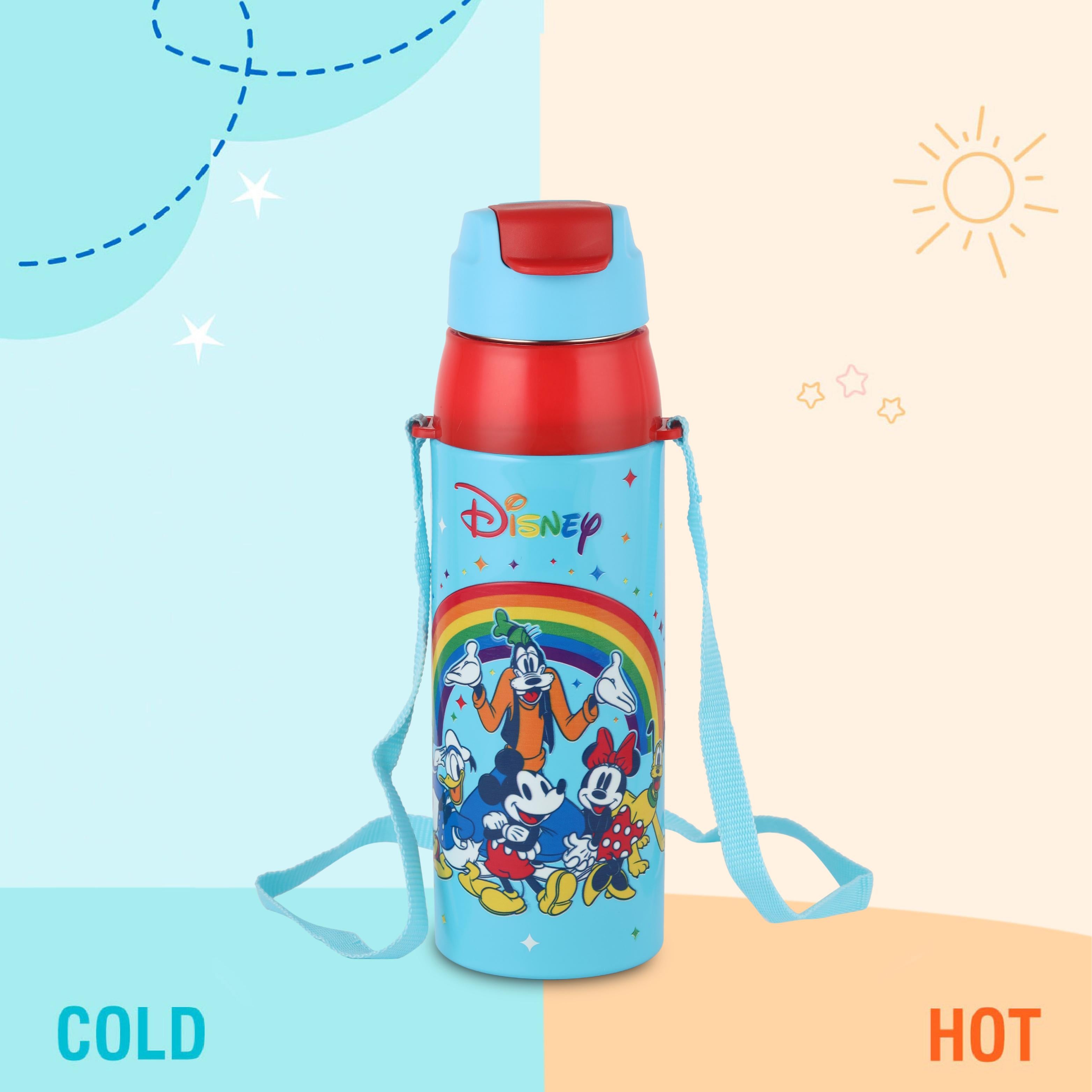 Era 3D Design Insulated Kids Water Bottle, 520ml Mickey Family