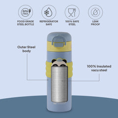 Duo Buddy 500 Kids Flask, 498 ml Sky Blue