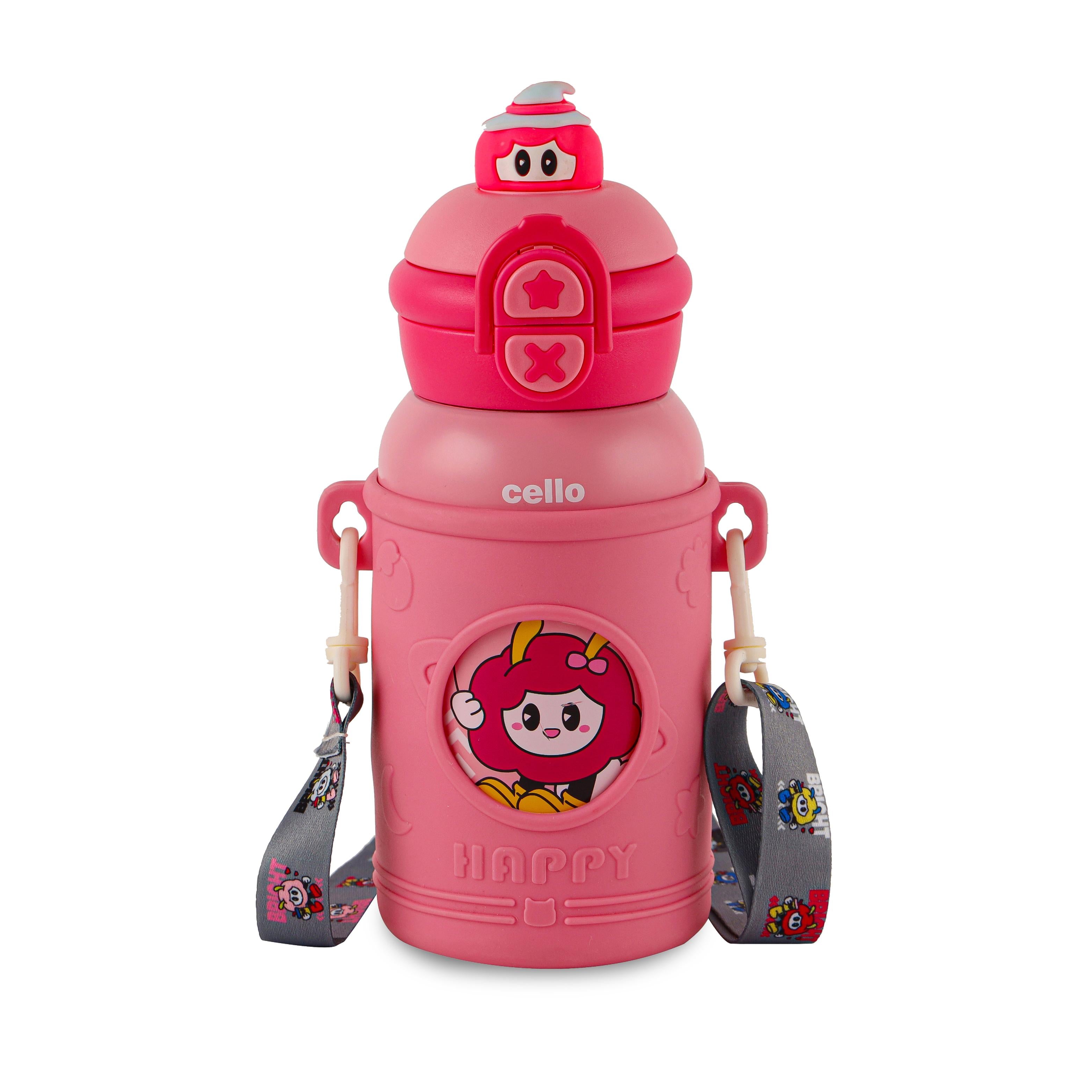 Duo Panda 500 Kids Flask, 526 ml Flamingo Pink
