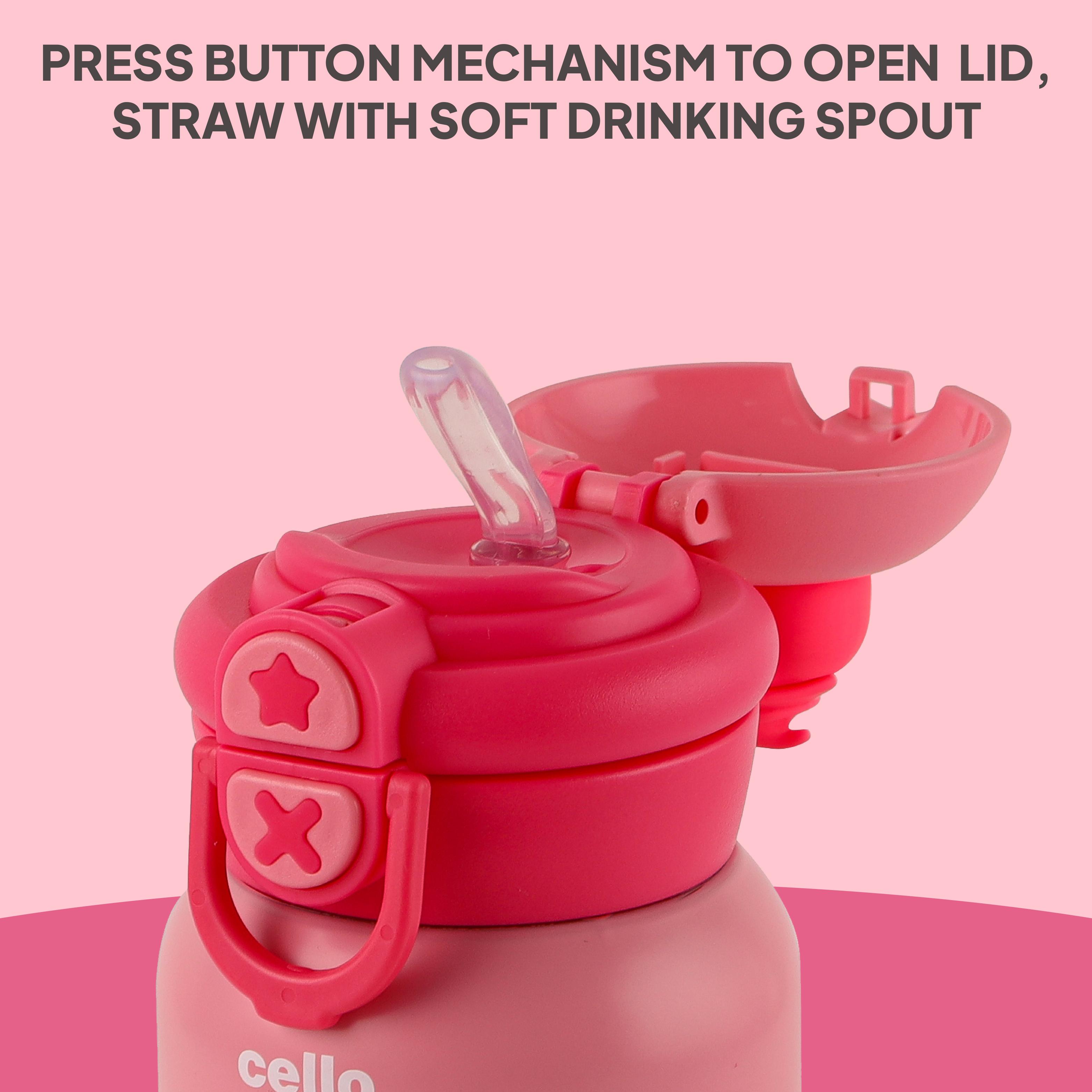 Duo Panda 500 Kids Flask, 526 ml Flamingo Pink