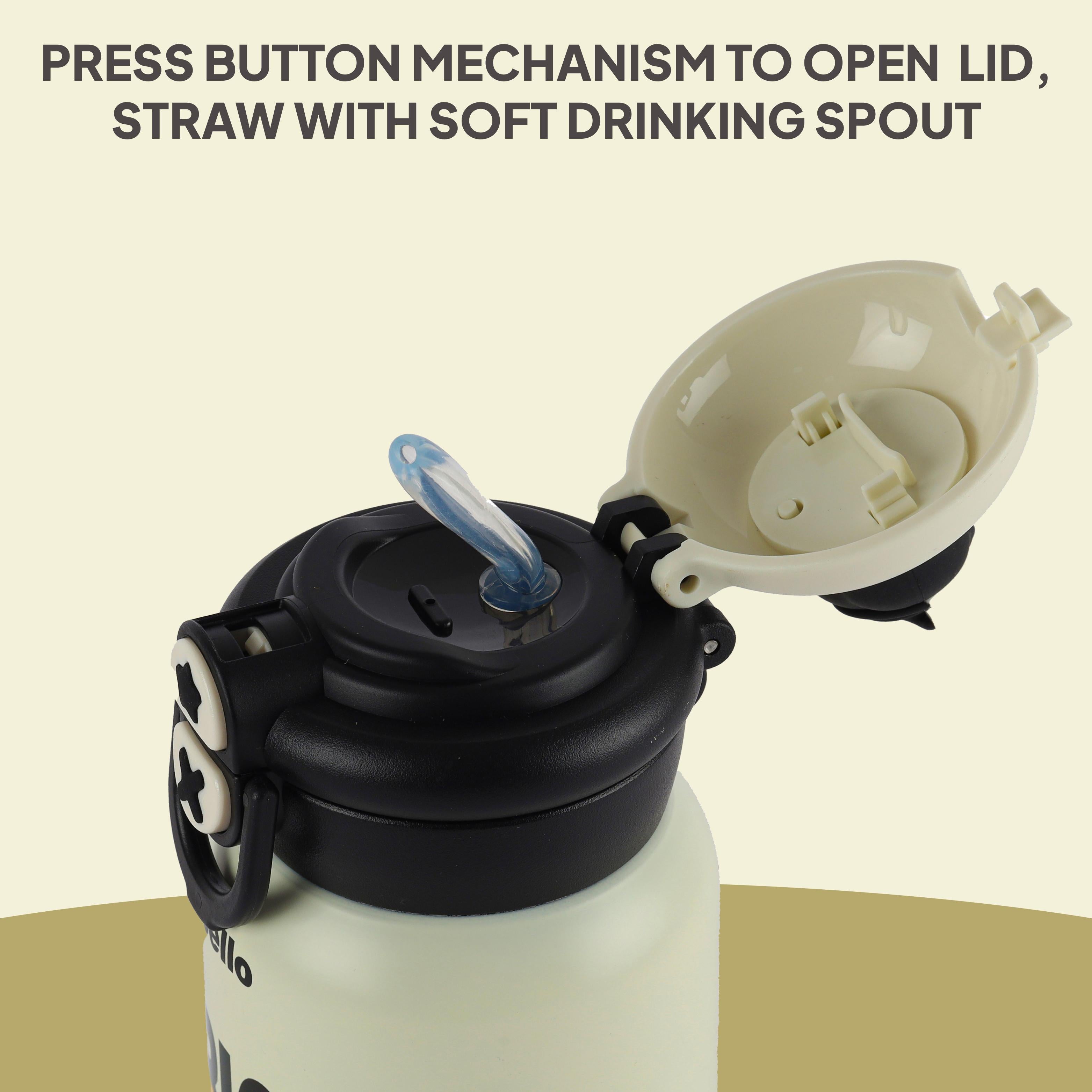Duo Panda 500 Kids Flask, 526 ml Creamy White