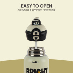 Duo Panda 500 Kids Flask, 526 ml Creamy White