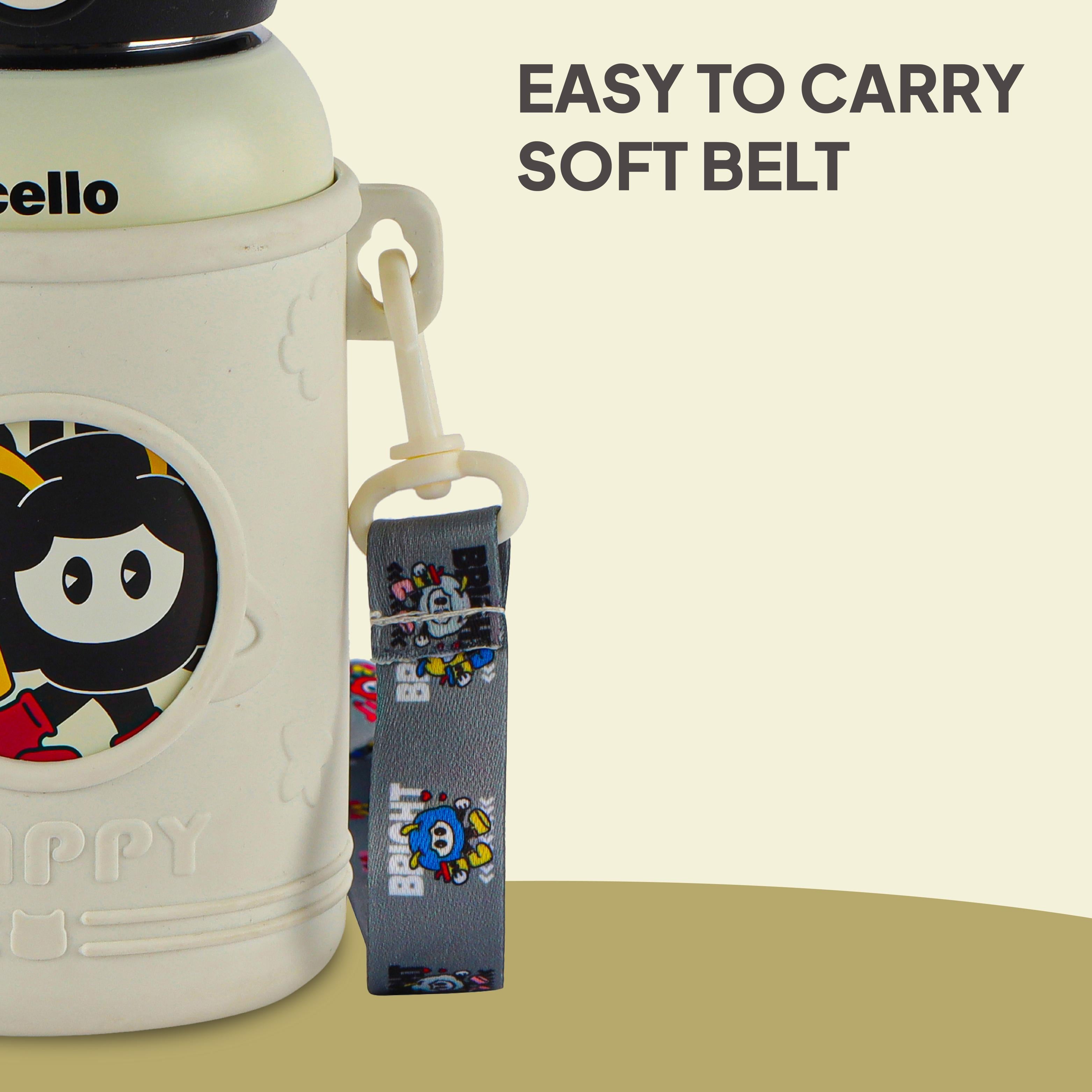 Duo Panda 500 Kids Flask, 526 ml Creamy White