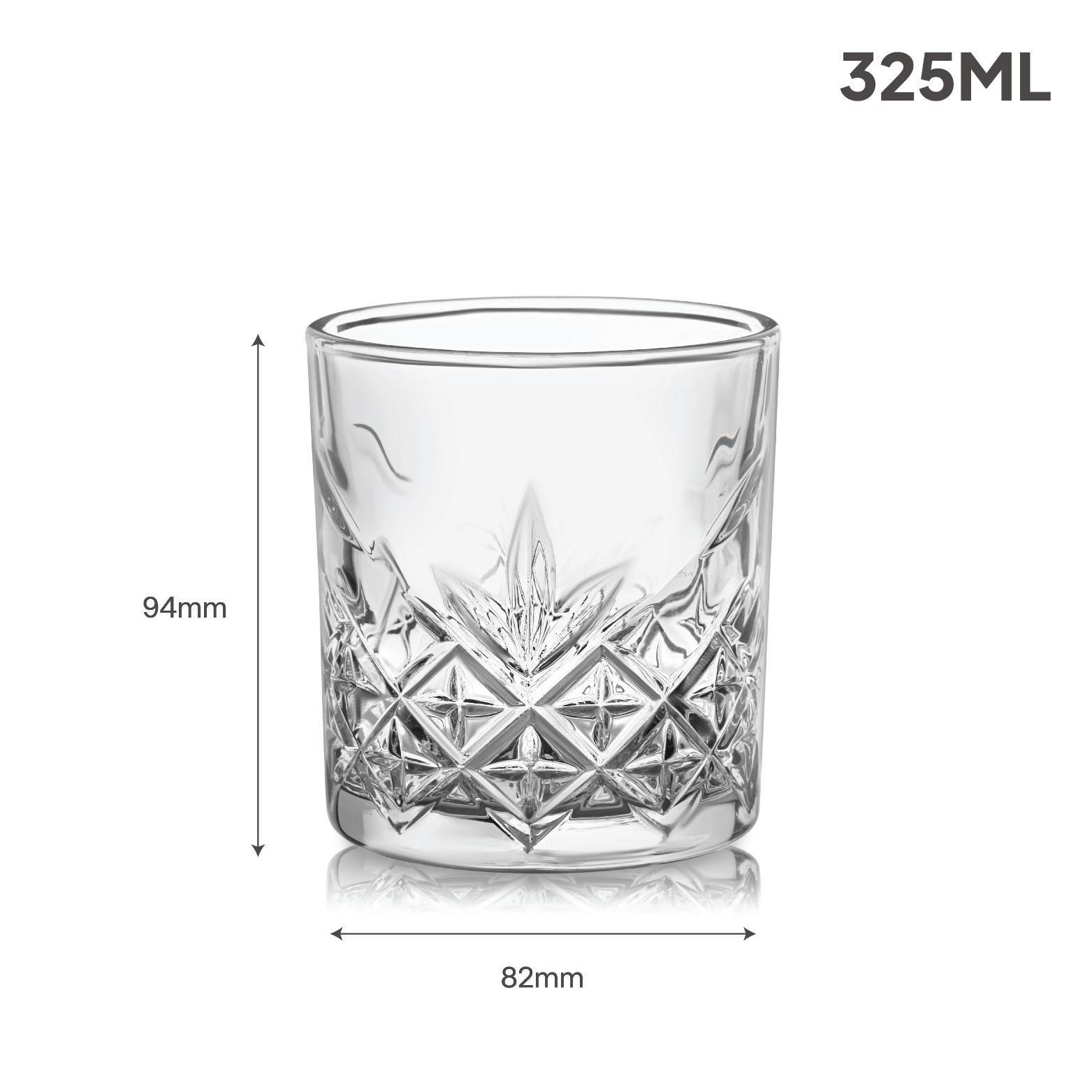 Classix 325ml Rock  Tumbler 6pcs Set 6 Pcs