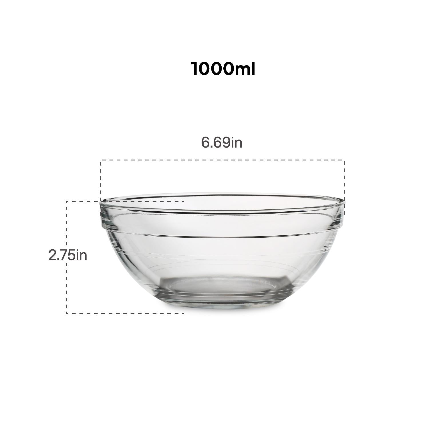 Zenith Glassware Bowls 1000ml